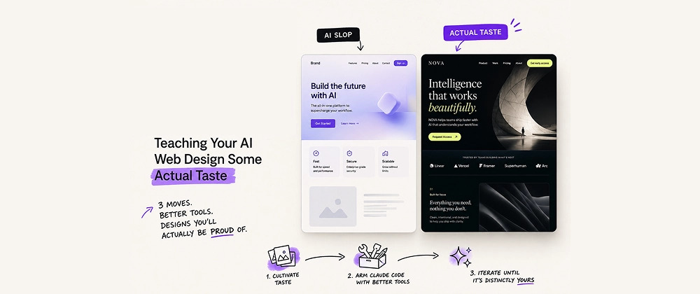 Teaching Your AI Web Design Some Actual Taste