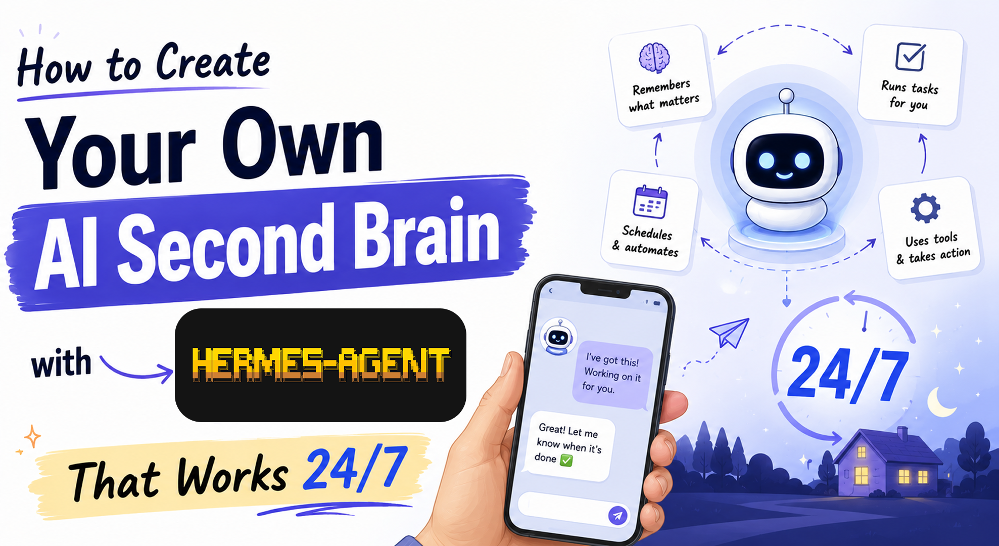 How to Create Your Own AI Second Brain with Hermes That Works 24/7