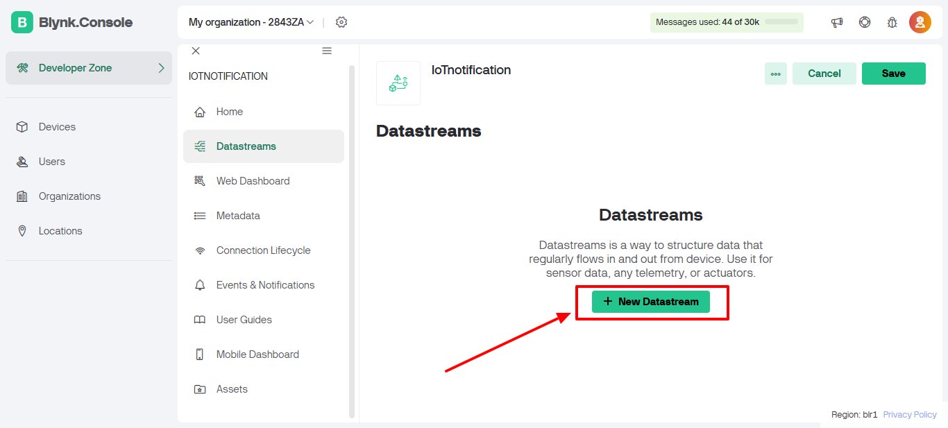 New DataStream